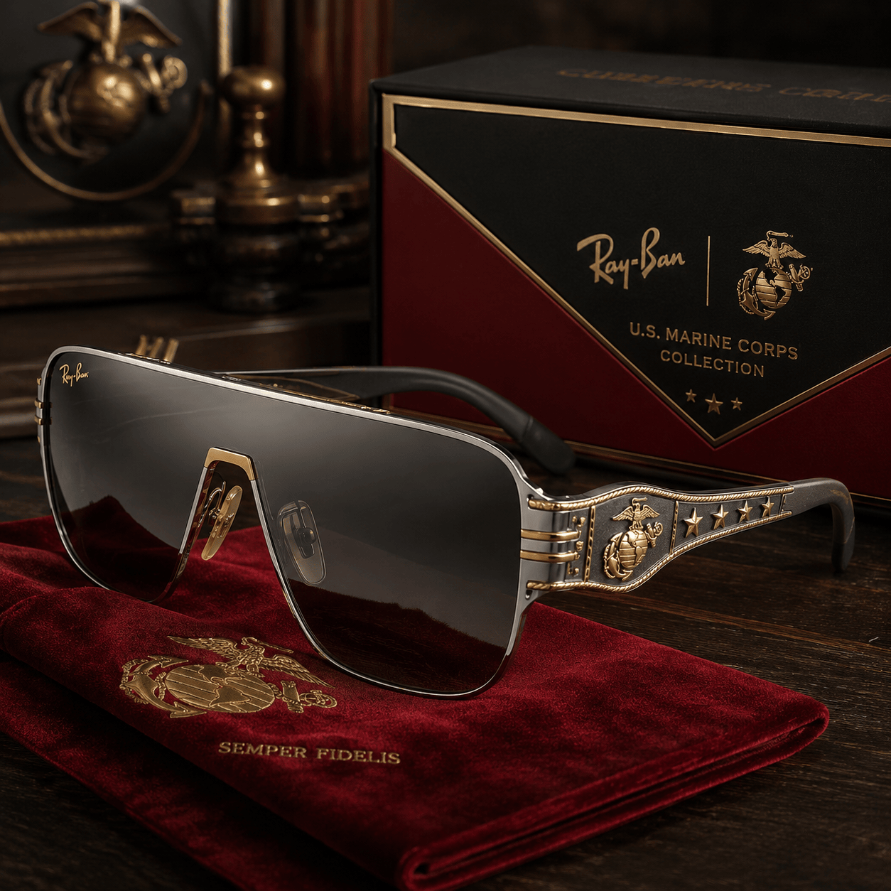 PREMIUM USMC UNISEX SUNGLASSES NTVA