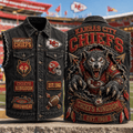 KCC PREMIUM DENIM VEST LNTH