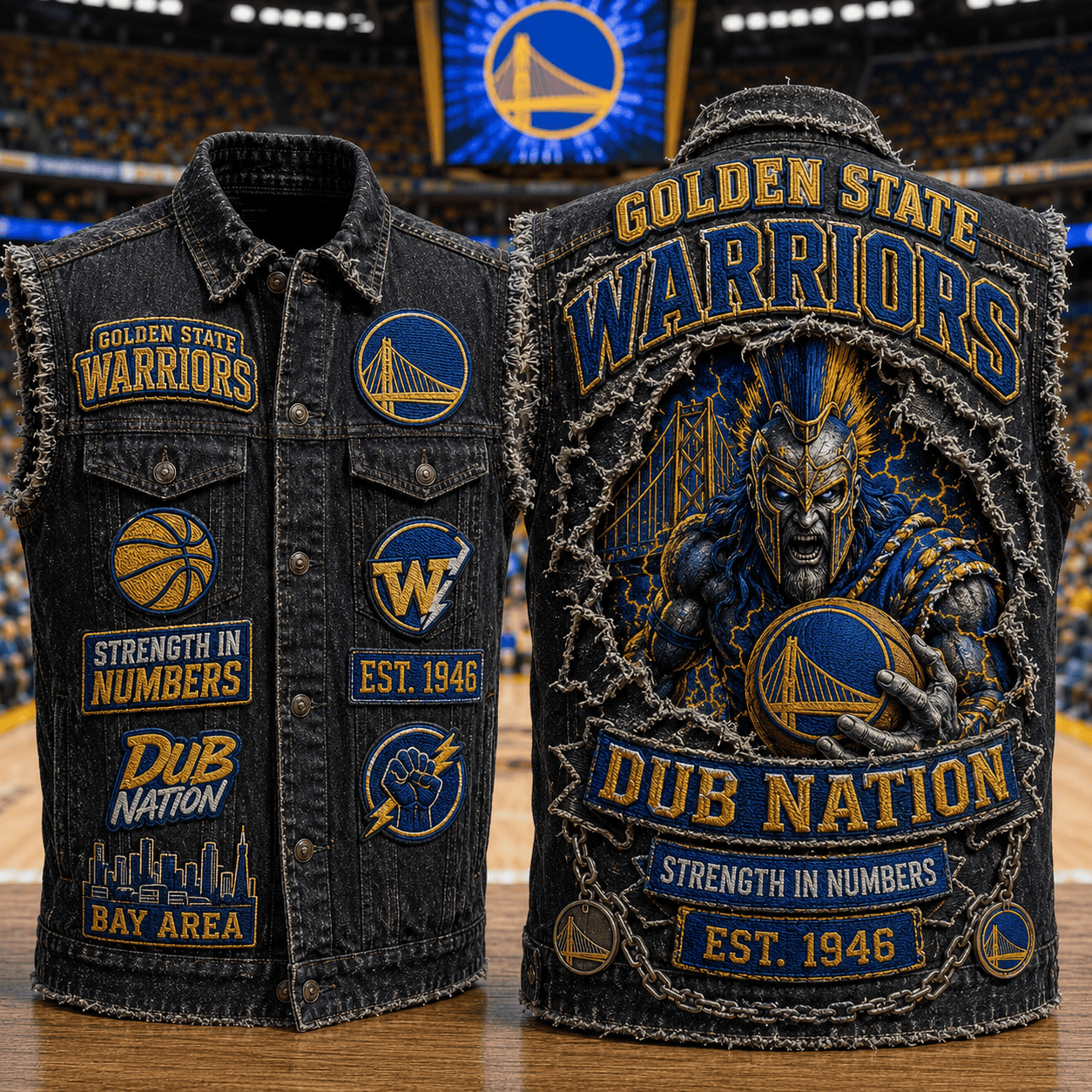 GSW PREMIUM DENIM VEST NVH