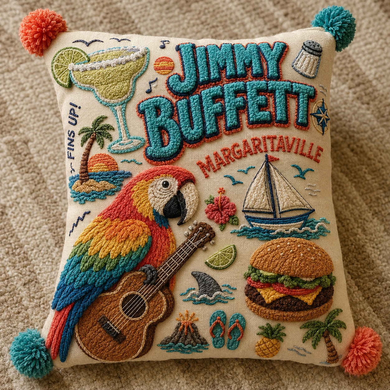 JBT Tufted Sofa Cover & Pillow Set DNBN