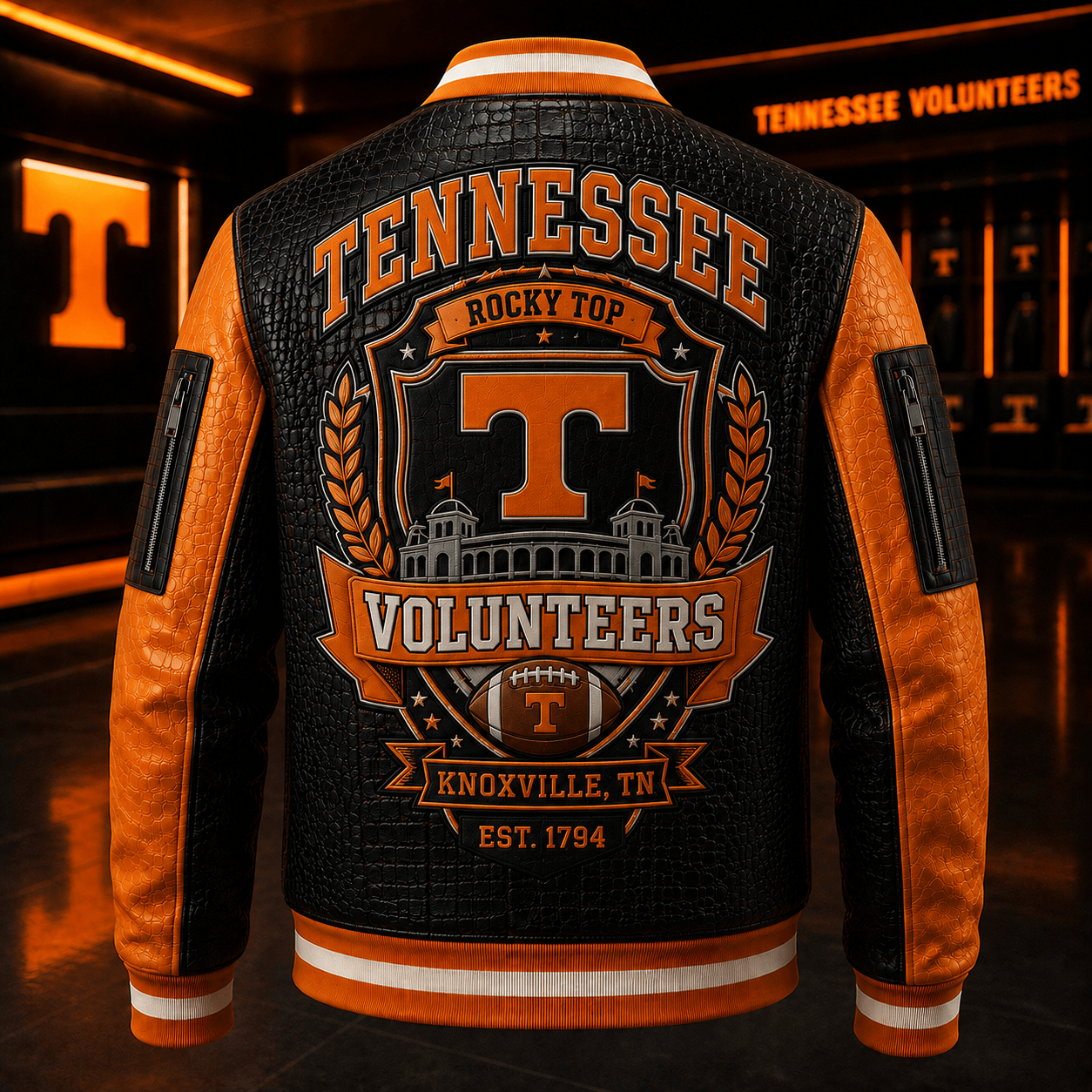 Premium TVF Leather Zipper Jacket TNSM