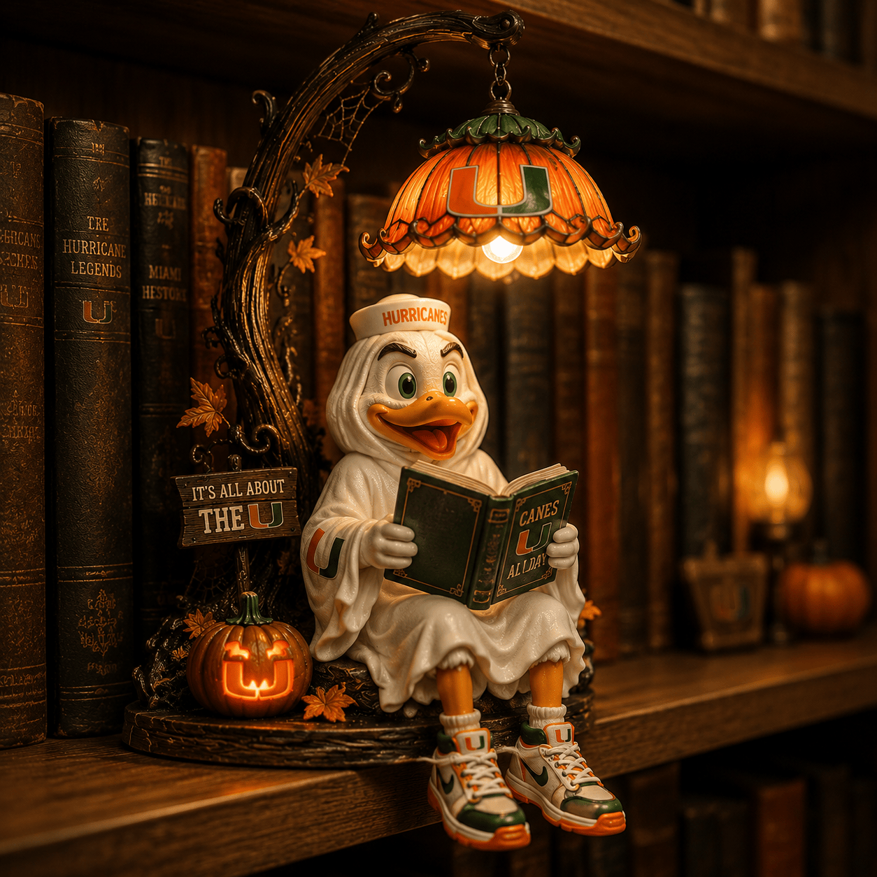 Premium MHC Bookshelf Figurines Lamp PDL