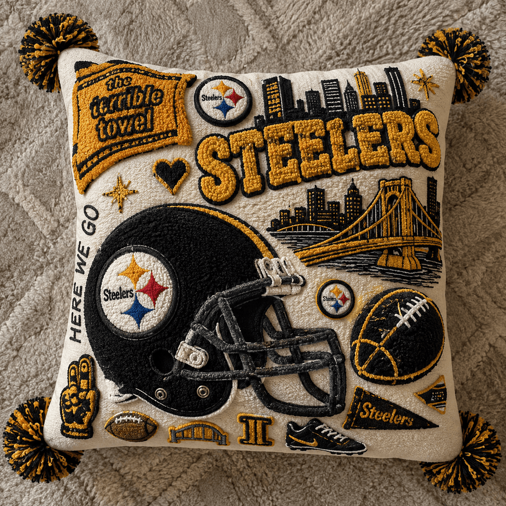 PBS Tufted Sofa Cover & Pillow Set DNBN