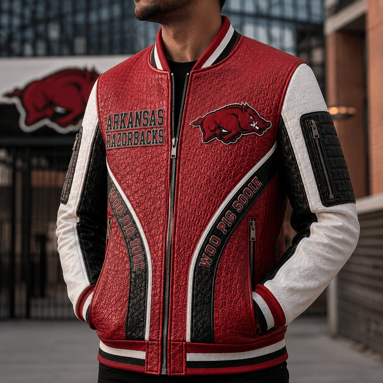 Premium AKR Leather Zipper Jacket PVNA