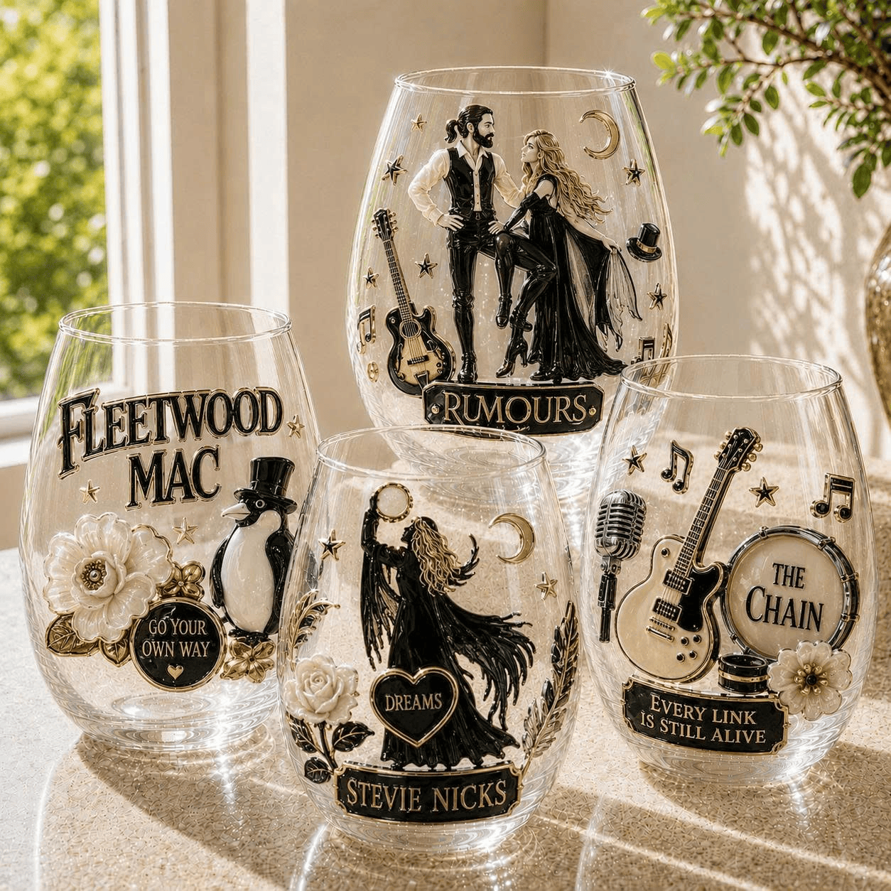 Premium FLM Wine Glass Cup VTH