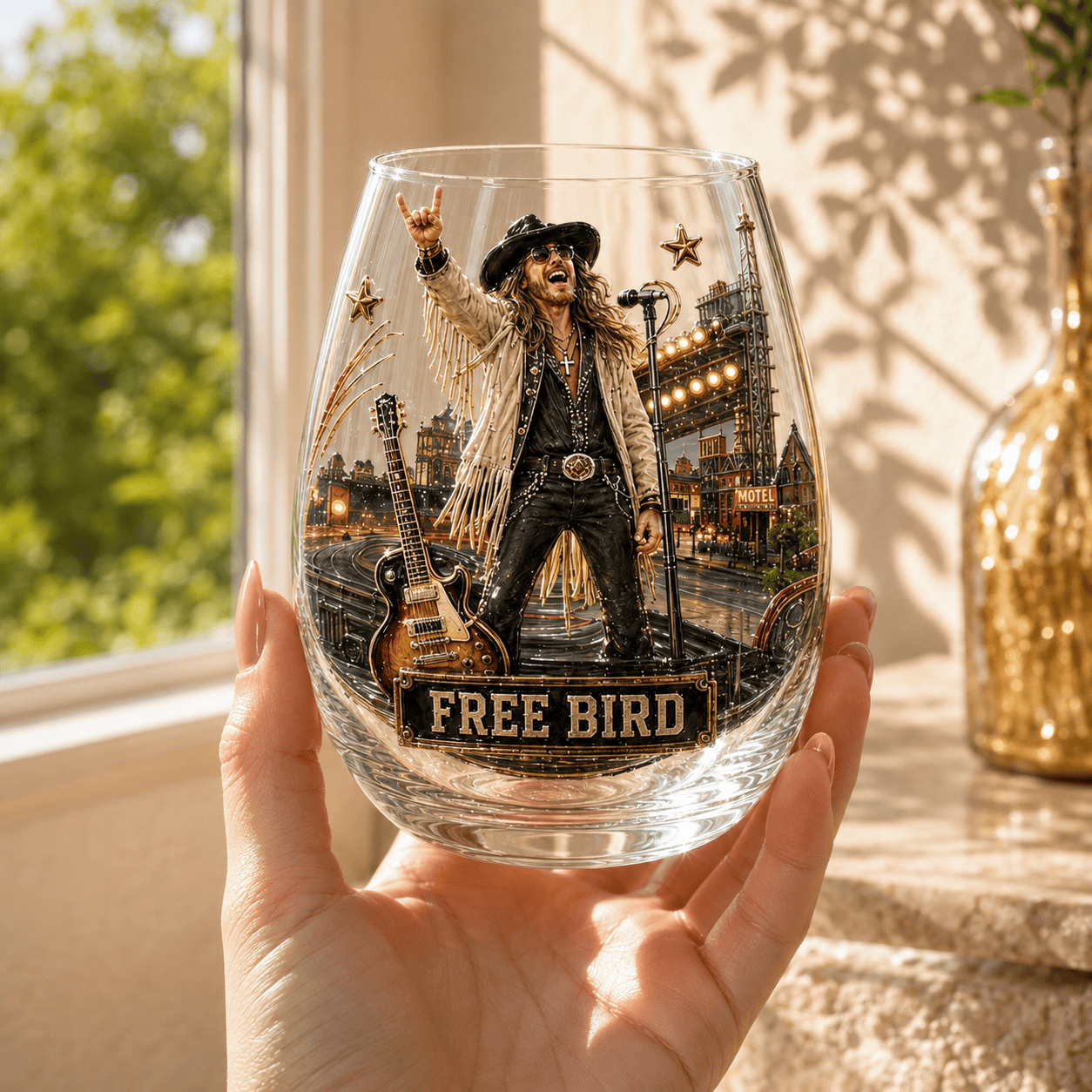 Premium LNSN Wine Glass Cup TTN