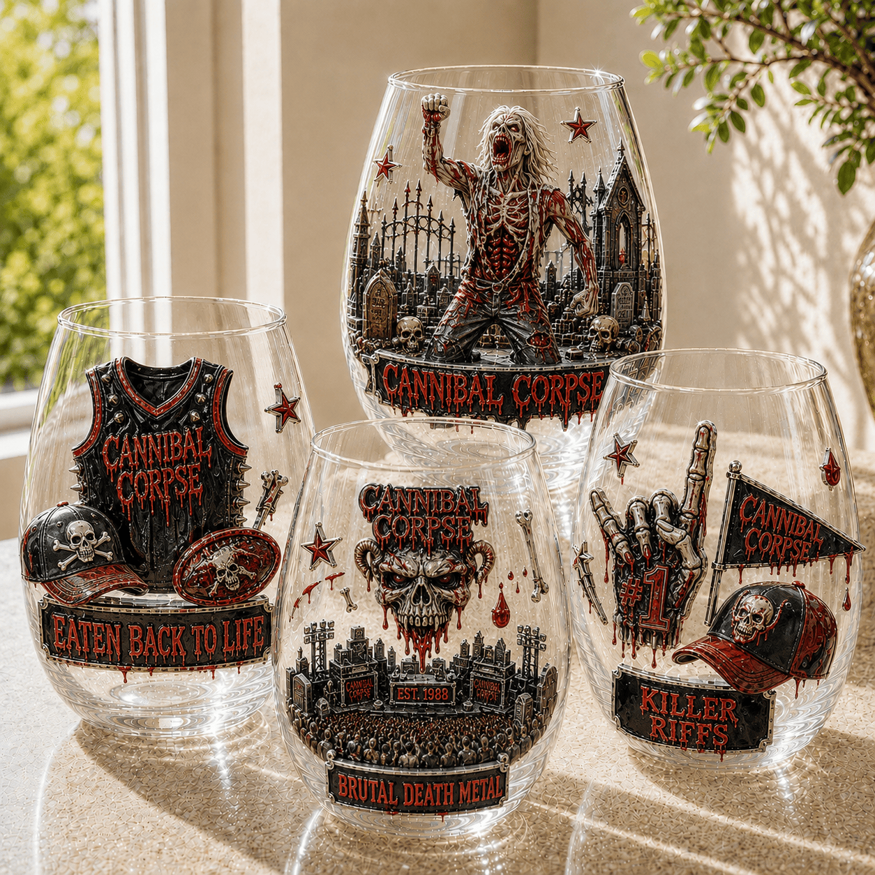 Premium CNC Wine Glass Cup PTT