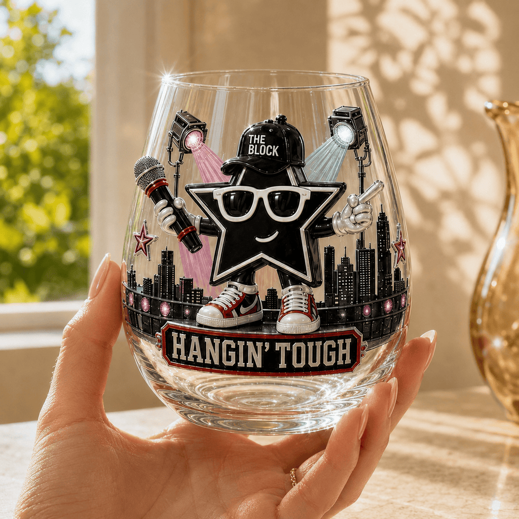 Premium NKOTB Wine Glass Cup TTN