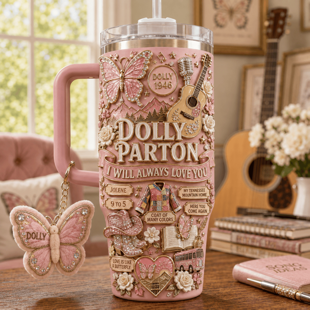 DLPT 40oz Tumbler With Handle TMH