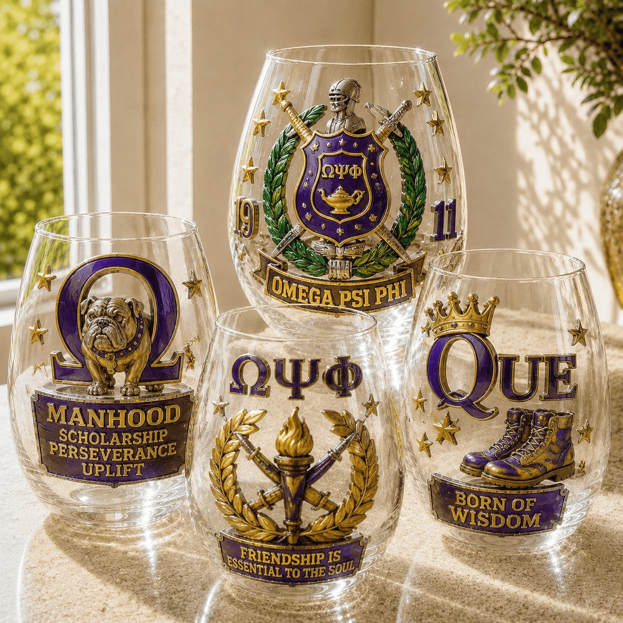 Premium OMPP Wine Glass Cup VTH